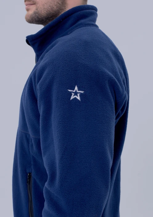 Купить толстовка мужская флисовая «звезда» темно-синяя в интернет-магазине ArmRus по выгодной цене. - изображение 3