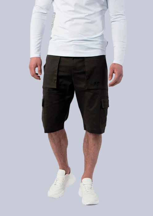 Купить шорты мужские «ар» хаки в интернет-магазине ArmRus по выгодной цене. - изображение 1