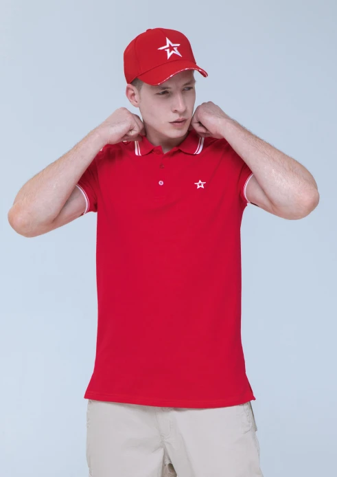 Купить футболка-поло мужская «звезда» красная в интернет-магазине ArmRus по выгодной цене. - изображение 9