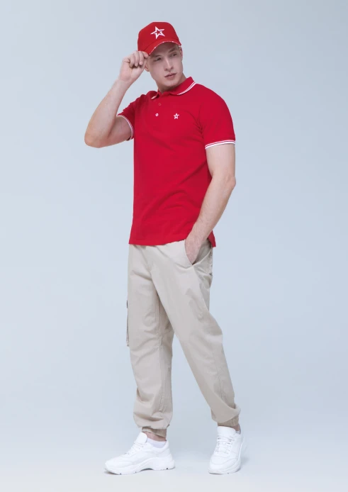 Купить футболка-поло мужская «звезда» красная в интернет-магазине ArmRus по выгодной цене. - изображение 11