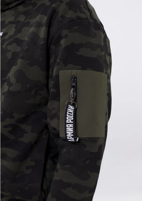 Купить толстовка (худи) трикотажная «родина в сердце» хаки камуфляж в интернет-магазине ArmRus по выгодной цене. - изображение 7