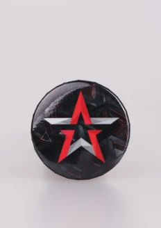 Значок Звезда 38 мм - черный