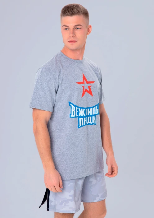 Купить футболка мужская «армия россии» с красной звездой в интернет-магазине ArmRus по выгодной цене. - изображение 3