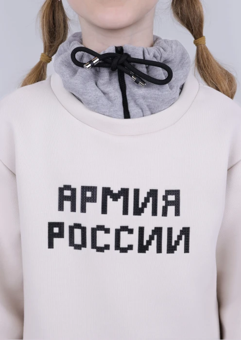 Купить джемпер детский «армия россии» песок в интернет-магазине ArmRus по выгодной цене. - изображение 5