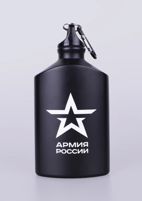 Купить бутылка металлическая для воды «армия россии» 500мл черная в интернет-магазине ArmRus по выгодной цене. - изображение 3