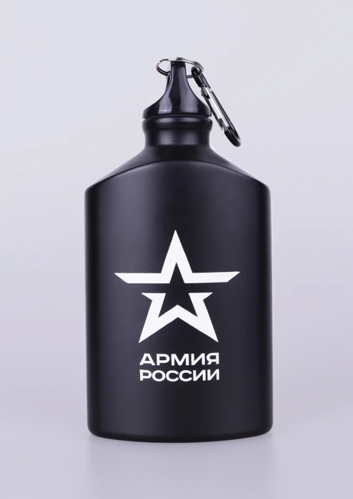 Купить бутылка металлическая для воды «армия россии» 500мл черная по выгодной цене. - изображение 3