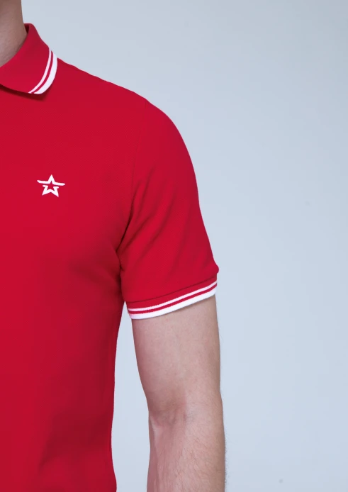 Купить футболка-поло мужская «звезда» красная в интернет-магазине ArmRus по выгодной цене. - изображение 7