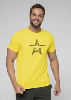 Футболка мужская «Звезда» желтая: купить в интернет-магазине «Армия России