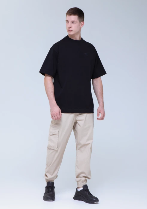 Купить футболка оверсайз мужская «звезда» черная в интернет-магазине ArmRus по выгодной цене. - изображение 9