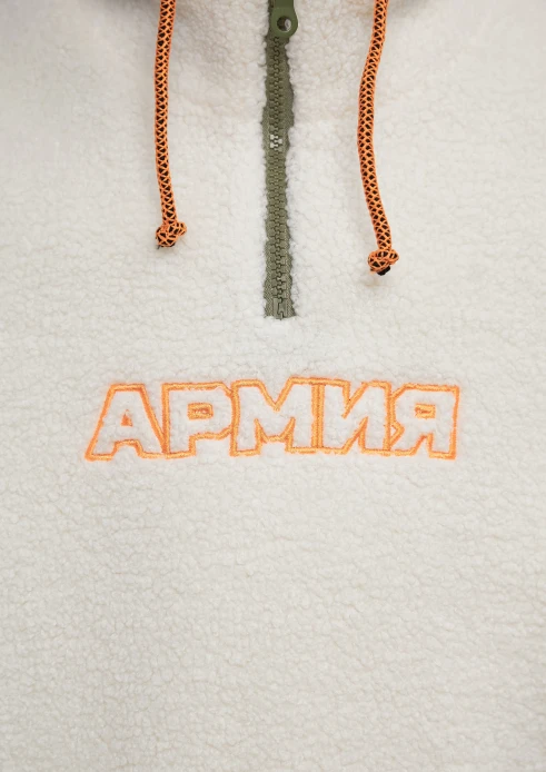Купить толстовка-барашка детская «армия» молочная в интернет-магазине ArmRus по выгодной цене. - изображение 3