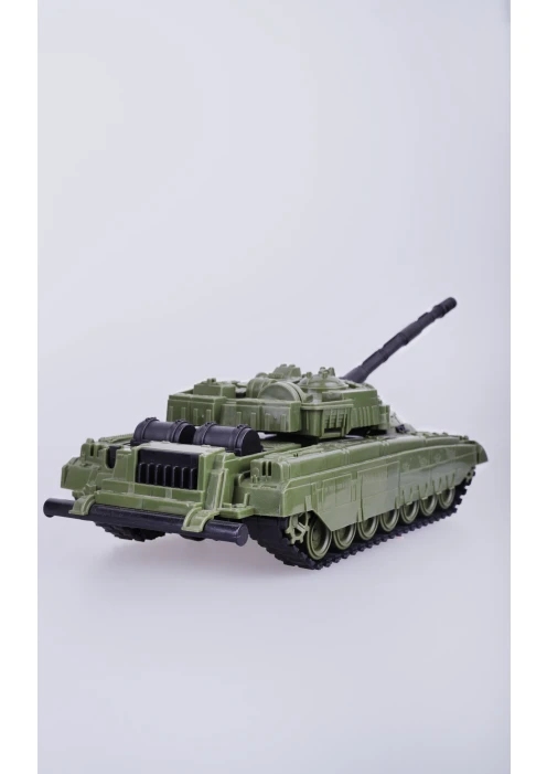 Купить игрушка «танк» с поворотной башней хаки 16х29 см в интернет-магазине ArmRus по выгодной цене. - изображение 2