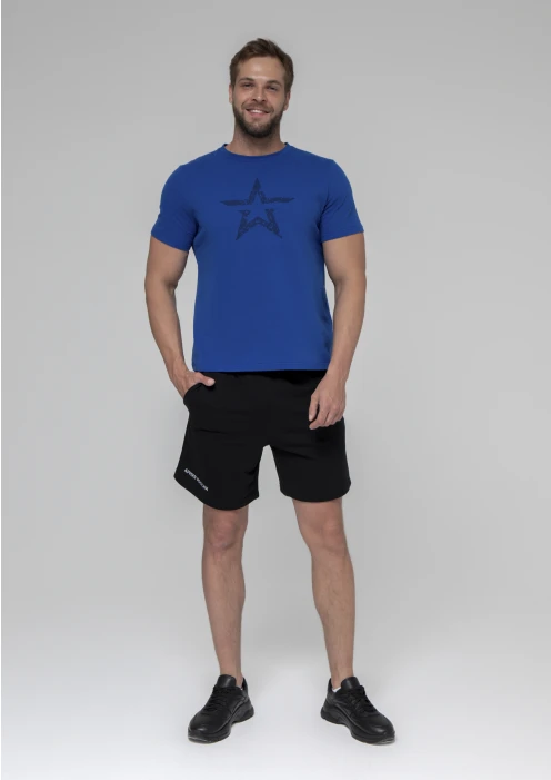 Купить футболка мужская «звезда» синяя в интернет-магазине ArmRus по выгодной цене. - изображение 9