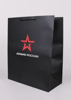 Пакет подарочный «Армия России» бумажный большой 400х500х200 мм: купить в интернет-магазине «Армия России