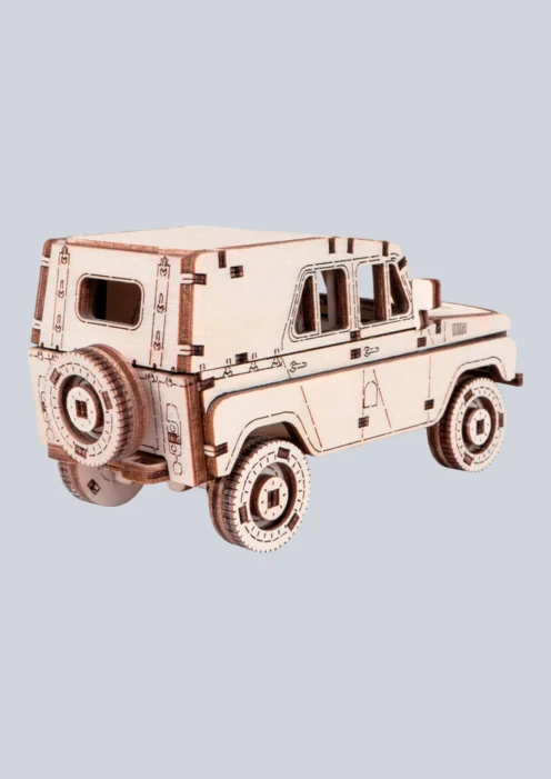 Купить игрушка-конструктор из дерева внедорожник «боец» 71 деталь в интернет-магазине ArmRus по выгодной цене. - изображение 2