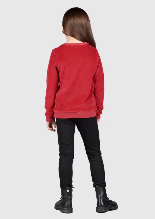 Купить свитшот для девочки «звезда» красный в интернет-магазине ArmRus по выгодной цене. - изображение 2