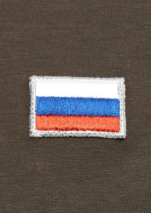 Купить футболка тактическая «флаг рф» хаки с карманом в интернет-магазине ArmRus по выгодной цене. - изображение 3