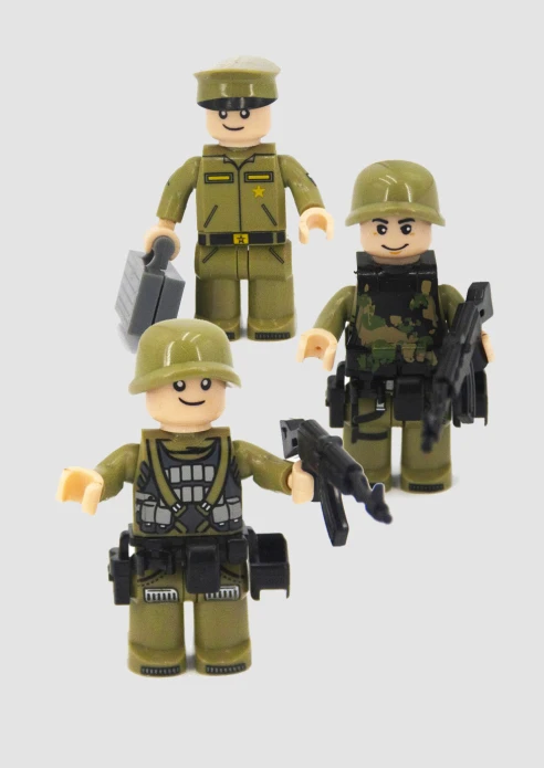Купить конструктор «минифигурки трех солдатиков» в интернет-магазине ArmRus по выгодной цене. - изображение 2
