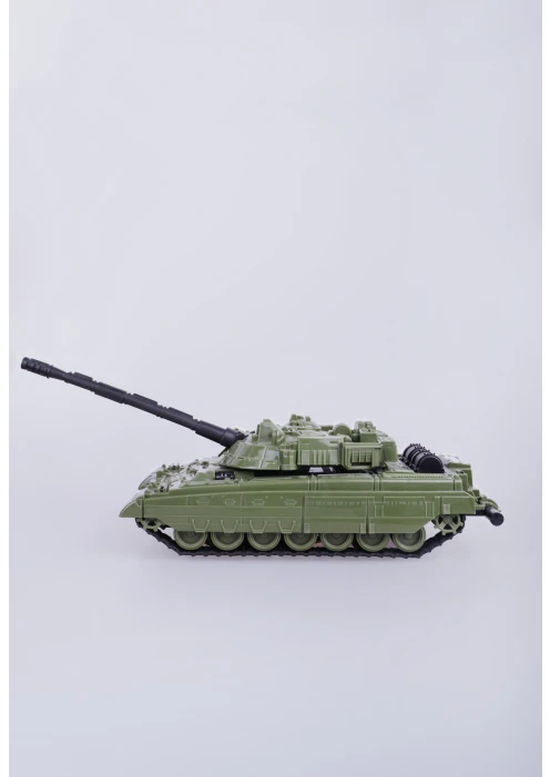 Купить игрушка «танк» с поворотной башней хаки 16х29 см в интернет-магазине ArmRus по выгодной цене. - изображение 3