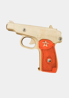 Пистолет резинкострел из дерева «Армия России» ПМ с мишенями: купить в интернет-магазине «Армия России