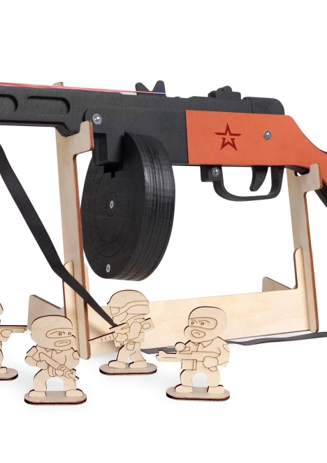 Купить игрушка-резинкострел из дерева «армия россии» ппш окрашенный в интернет-магазине ArmRus по выгодной цене. - изображение 4