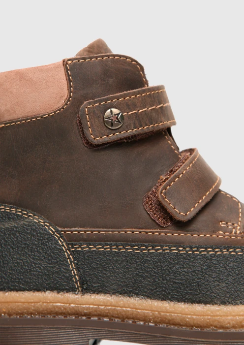 Купить зимние ботинки детские «армия россии» темно-коричневый в интернет-магазине ArmRus по выгодной цене. - изображение 3