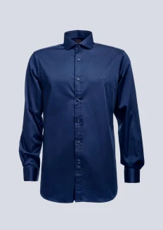 Классическая мужская рубашка «Армия России» темно-синяя: купить в интернет-магазине «Армия России