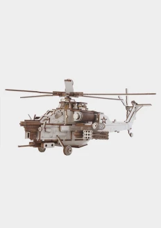 Конструктор из дерева «Армия России» ударный боевой вертолет: купить в интернет-магазине «Армия России