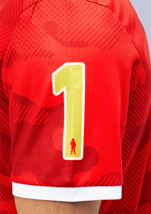 Купить футболка спортивная «первый» красный камуфляж в интернет-магазине ArmRus по выгодной цене. - изображение 6