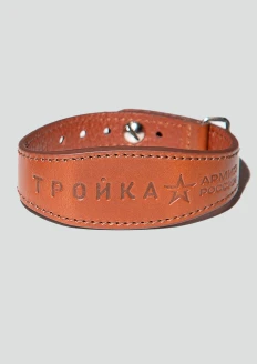 Браслет кожаный Тройка-Армия России: купить в интернет-магазине «Армия России