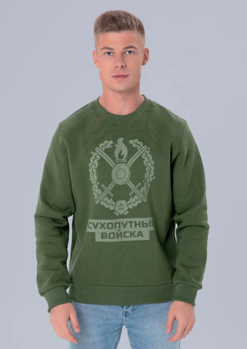 Купить свитшот «сухопутные войска» с тематическим принтом в интернет-магазине ArmRus по выгодной цене. - изображение 1