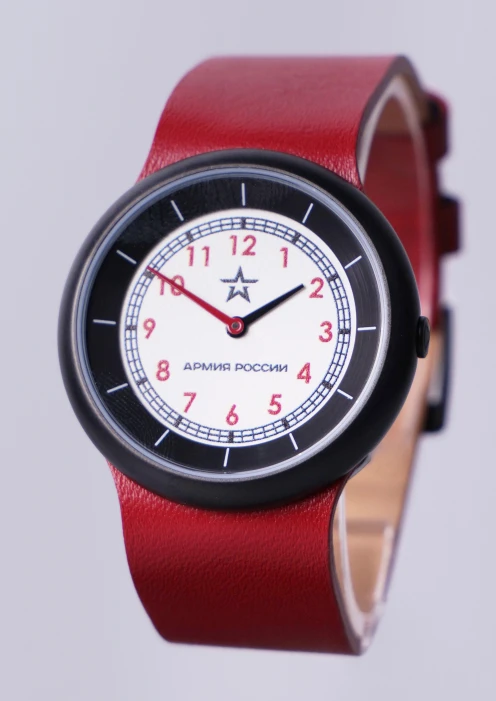 Купить часы наручные женские «армия россии» кварцевые красные в интернет-магазине ArmRus по выгодной цене. - изображение 1