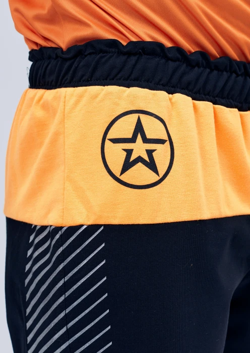 Купить шорты спортивные «армия россии» черно-оранжевые  в интернет-магазине ArmRus по выгодной цене. - изображение 5
