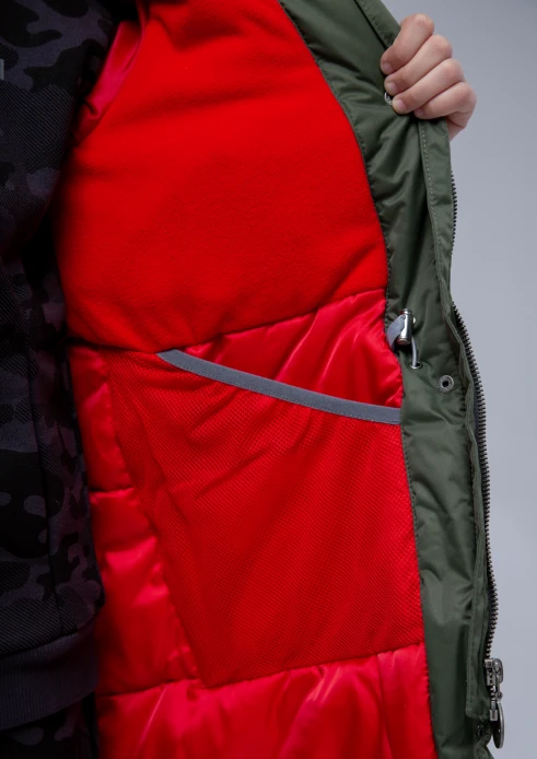 Купить куртка-парка утепленная детская «армия россии» хаки со светоотражающими вставками в интернет-магазине ArmRus по выгодной цене. - изображение 10