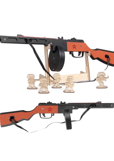 Купить игрушка-резинкострел из дерева «армия россии» ппш окрашенный в интернет-магазине ArmRus по выгодной цене. - изображение 3