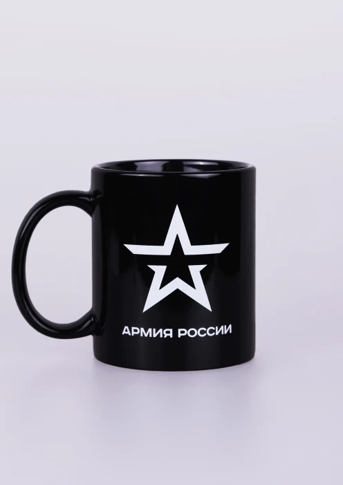 Купить кружка керамическая «армия россии» 330 мл чёрная в интернет-магазине ArmRus по выгодной цене. - изображение 1