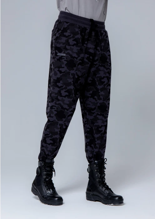 Купить брюки-джоггеры мужские «армия» черный камуфляж в интернет-магазине ArmRus по выгодной цене. - изображение 15