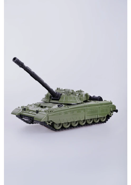 Купить игрушка «танк» с поворотной башней хаки 16х29 см в интернет-магазине ArmRus по выгодной цене. - изображение 1