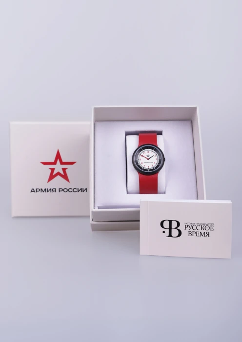 Купить часы наручные женские «армия россии» кварцевые красные в интернет-магазине ArmRus по выгодной цене. - изображение 2