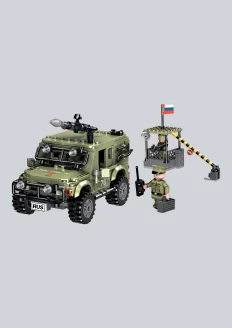 Игрушка-конструктор военный внедорожник «Армия России» 497 деталей: купить в интернет-магазине «Армия России