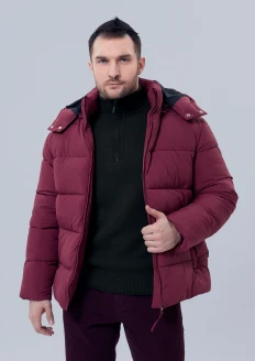 Куртка зимняя «Родина в сердце» бордовая: купить в интернет-магазине «Армия России