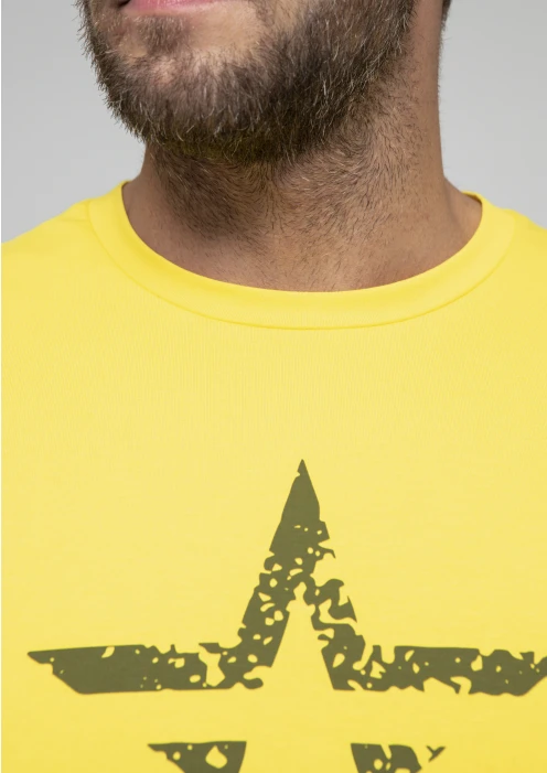 Купить футболка мужская «звезда» желтая в интернет-магазине ArmRus по выгодной цене. - изображение 6