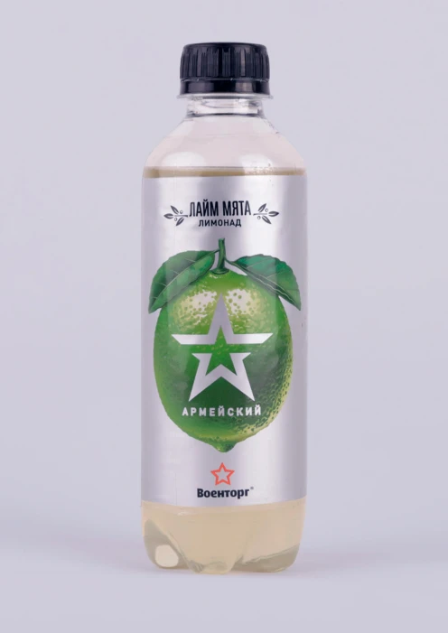 Купить напиток «лайм мята» безалкогольный сильногазированный, ооо «аскания», пэt 0,33 л по выгодной цене. - изображение 1