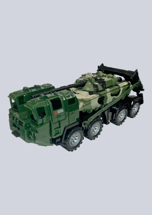 Купить игрушка военный тягач в индивидуальной коробке «щит с танком» серия военная техника армии россии в интернет-магазине ArmRus по выгодной цене. - изображение 1