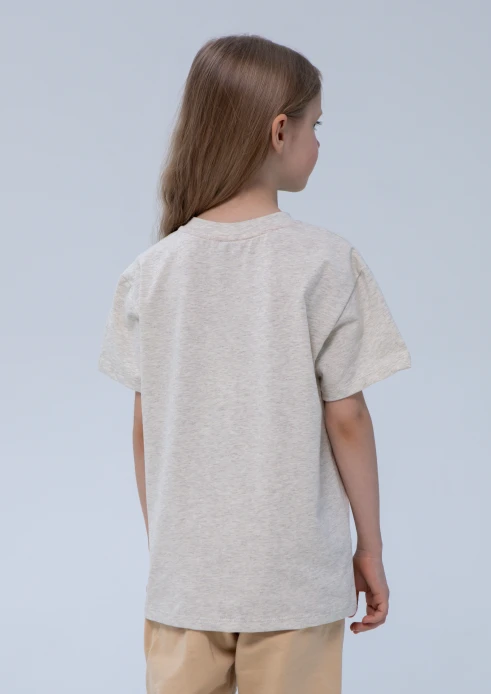 Купить футболка детская «звезда песчаная» песочный меланж в интернет-магазине ArmRus по выгодной цене. - изображение 4