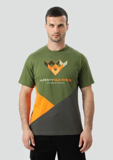 Футболка мужская «Army Games International» хаки: купить в интернет-магазине «Армия России