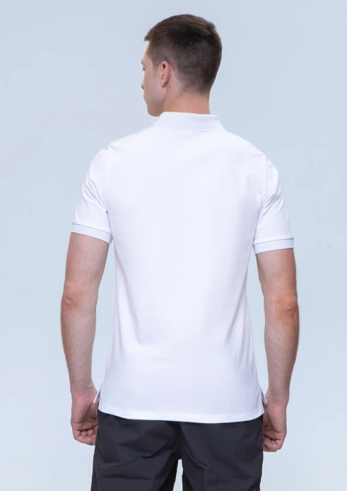 Купить футболка-поло мужская «звезда» белая в интернет-магазине ArmRus по выгодной цене. - изображение 2