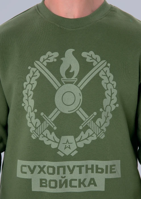 Купить свитшот «сухопутные войска» с тематическим принтом в интернет-магазине ArmRus по выгодной цене. - изображение 3