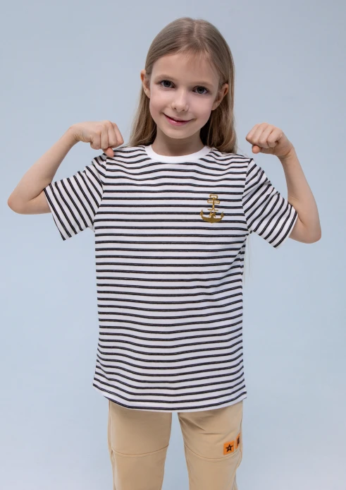 Купить футболка детская «якорь» полосатая в интернет-магазине ArmRus по выгодной цене. - изображение 11