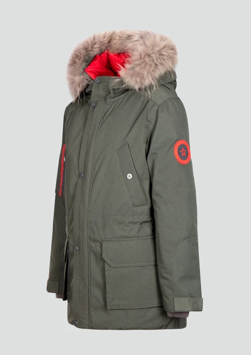 Купить куртка-парка утепленная детская «армия россии» хаки в интернет-магазине ArmRus по выгодной цене. - изображение 3
