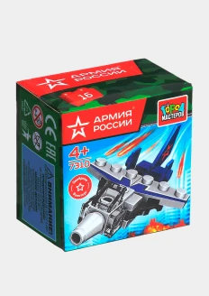Конструктор Армия России Истребитель, 16 дет. Город мастеров: купить в интернет-магазине «Армия России